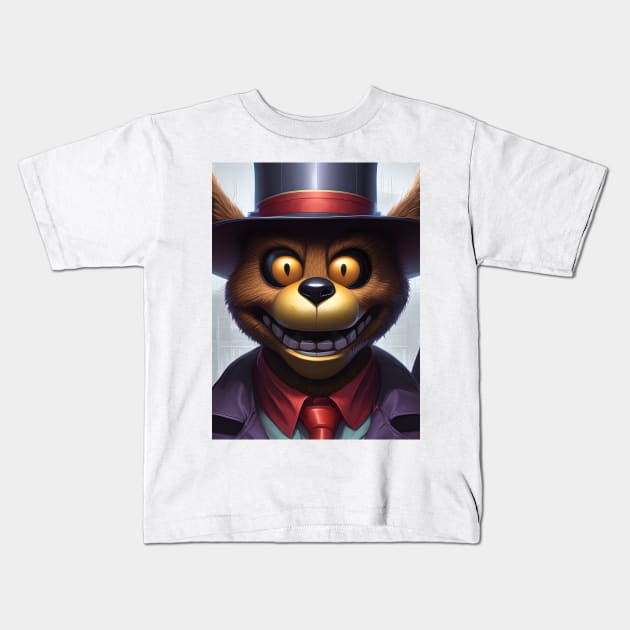 FNAF Merch Art Kids T-Shirt by ART-SHOP01